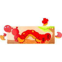 Bigjigs Toys Počítací puzzle housenka