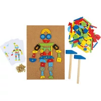 small foot Dřevěná kreativní zatloukací hra