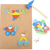 small foot Dřevěná kreativní zatloukací hra