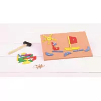 Bigjigs Toys Kreativní zatloukací hra