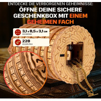EscapeWelt Dřevěný hlavolam Cryptex