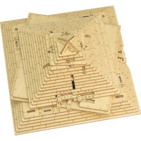 EscapeWelt 3D dřevěná mechanická skládačka hlavolamu Pyramida