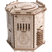 EscapeWelt 3D dřevěná mechanická skládačka hlavolamu Fort Knox Pro