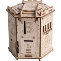 EscapeWelt 3D dřevěná mechanická skládačka hlavolamu Fort Knox Pro