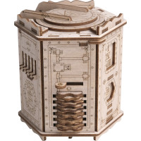 EscapeWelt 3D dřevěná mechanická skládačka hlavolamu Fort Knox Pro