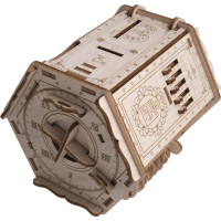 EscapeWelt 3D dřevěná mechanická skládačka hlavolamu Fort Knox Pro