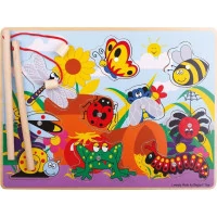 Bigjigs Toys Dřevěné chytání hmyzu