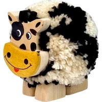 2Kids Toys Dřevěná figurka XL pompon Kráva