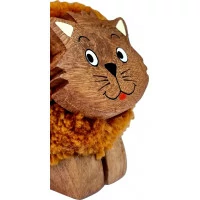2Kids Toys Dřevěná figurka XL pompon Kočka