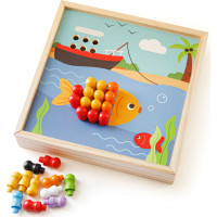 Bigjigs Toys Dřevěná mozaika Pláž