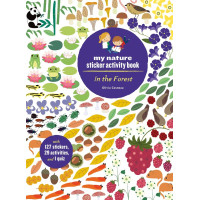 Chronicle Books Kniha aktivit se samolepkami my nature V lese