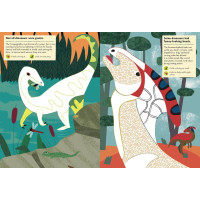 Chronicle Books Kniha aktivit se samolepkami V době dinosaurů