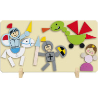 Detoa Magnetické puzzle Rytíři