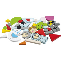 Detoa Magnetické puzzle Rytíři