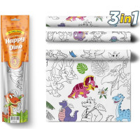 Pexi Malovací ubrusy 3 ks - Šťastní Dinosauři (Happy Dino)