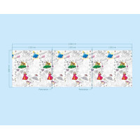 Pexi Malovací ubrusy 3 ks - Jednorožci (Unicorns)