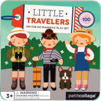 Petitcollage Magnetická knížka Cestování - poškozená kovová krabička