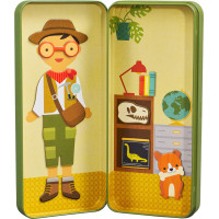 Petit Collage Magnetické puzzle Archeolog