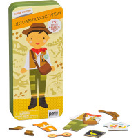 Petit Collage Magnetické puzzle Archeolog