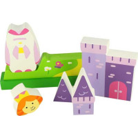 Bigjigs Toys Magnetické vertikální puzzle zámek