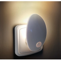 Solight noční LED světélko s pohybovým a světelným sensorem 0,7W, 3000K, 230V