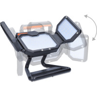 Solight LED reflektor 30W, přenosný, nabíjecí, 3000lm, oranžovo-černý