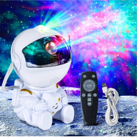 Noční LED lampička/projektor s dálkovým ovladačem UNIVERSE - bílá