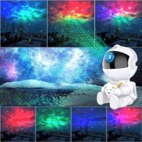 Noční LED lampička/projektor s dálkovým ovladačem UNIVERSE - bílá