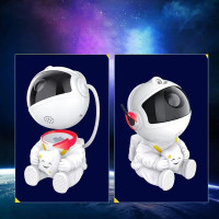 Noční LED lampička/projektor s dálkovým ovladačem UNIVERSE - bílá