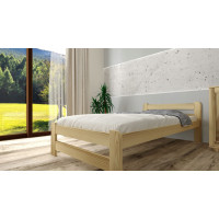 Dětská postel z masivu borovice EURO - 200x90 cm - přírodní