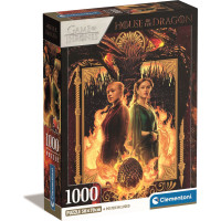 CLEMENTONI Puzzle Hra o trůny: Rod Draka 1000 dílků