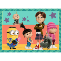TREFL Puzzle Já, padouch 4: Šílení Mimoni 4v1 (35,48,54,70 dílků)