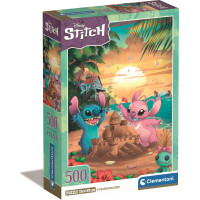 CLEMENTONI Puzzle Lilo&Stitch: Stitch a Angel 500 dílků