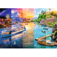 TREFL Puzzle Plavba po řece 1000 dílků