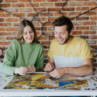 TREFL Puzzle Premium Plus Iconic Moments: Kráska a zvíře 1000 dílků