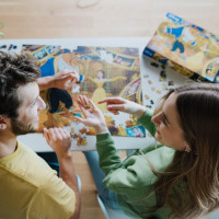 TREFL Puzzle Premium Plus Iconic Moments: Kráska a zvíře 1000 dílků