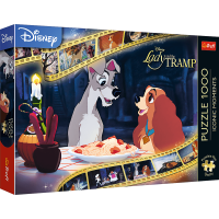 TREFL Puzzle Premium Plus Iconic Moments: Lady a Tramp 1000 dílků