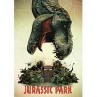 TREFL Puzzle Premium Plus Jurassic Park: Filmový plakát 1000 dílků