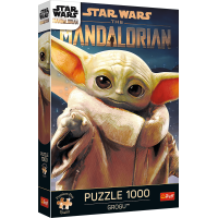 TREFL Puzzle Premium Plus Star Wars: Mandalorian - Grogu 1000 dílků