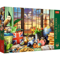 TREFL Puzzle Premium Plus Tea Time: Vše britské 1000 dílků