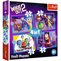 TREFL Puzzle V hlavě 2: Emoce vládnou 4v1 (35,48,54,70 dílků)