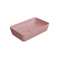 GSI NUBES keramické umyvadlo na desku 60x38cm, blush mat 903624