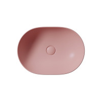 GSI PURA keramické umyvadlo na desku, 50x35cm, blush mat 886024