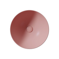 GSI PURA keramické umyvadlo na desku, průměr 32cm, blush mat 885424