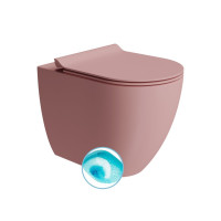 GSI PURA WC mísa stojící, Swirlflush, 36x55cm, spodní/zadní odpad, blush dual-mat 880324