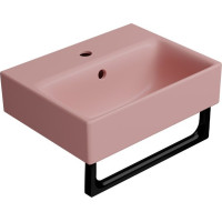 GSI NUBES keramické umývátko 40x32cm, broušená spodní hrana, blush mat 96849124