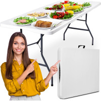 Cateringový stůl BALI White 180 cm - bílý