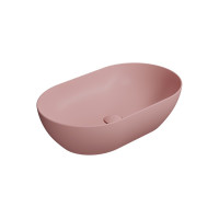 GSI PURA keramické umyvadlo na desku 60x37cm, blush mat 883424