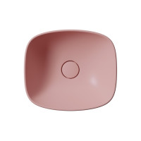 GSI NUBES keramické umyvadlo na desku 40x35cm, blush mat 978524