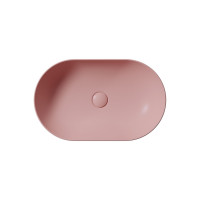 GSI PURA keramické umyvadlo na desku 60x37cm, blush mat 883424